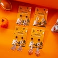 thumbnail image 6 of Yoyauz Halloween Earrings for Women, Spider Web Pumpkin Ghost Bat Earrings, Halloween Costume Accessories, Makeup Party Gifts, 6 of 6