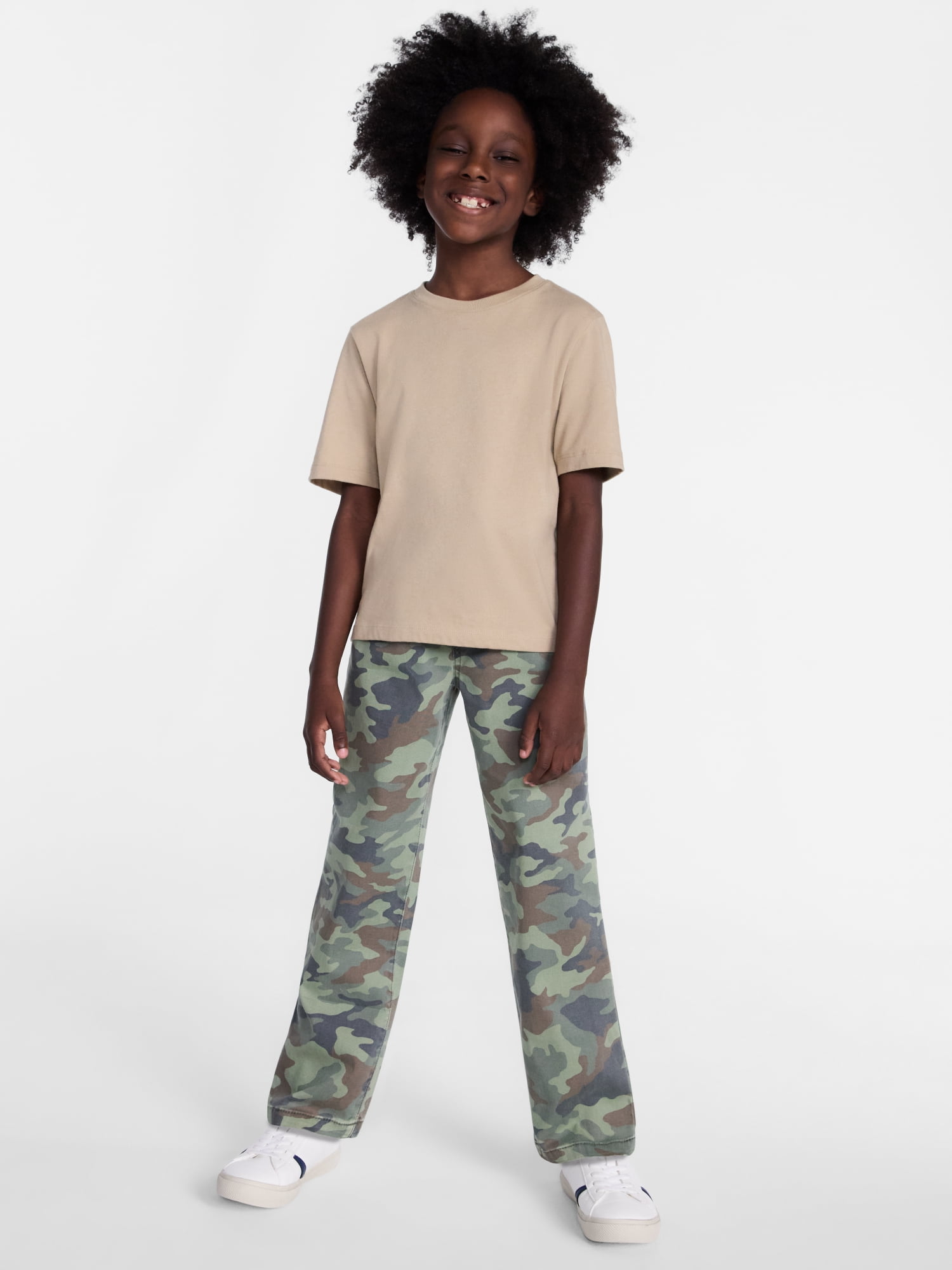 Wonder Nation Boys Pull On Pants, Sizes 4-18 & Husky