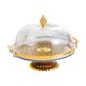 thumbnail image 3 of Soporte para pasteles, bandeja decorativa de cocina con tapa, servidor de exhibición de pasteles con base, A, 3 of 9