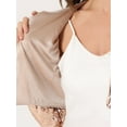 thumbnail image 5 of DARING DIVA  Collarless Sequin Bolero Crop Shrugs Jacket S Pink, 5 of 6