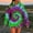 Green, variant on Brondbend Hoodies for Women Pullover for Women Long Sleeved Pockets Drawstring Pullover Print Leisure Oversized Tops Ladies Gym Running Fall Winter Wear Green