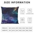 thumbnail image 5 of Creowell  Galaxy Space Decorative Throw Pillow Covers , Fantasy Galaxy Outer Space Pillow Cushion Cases , Square Pillowcases Decoration for Sofa Couch Bedroom Living Room Car, 5 of 5