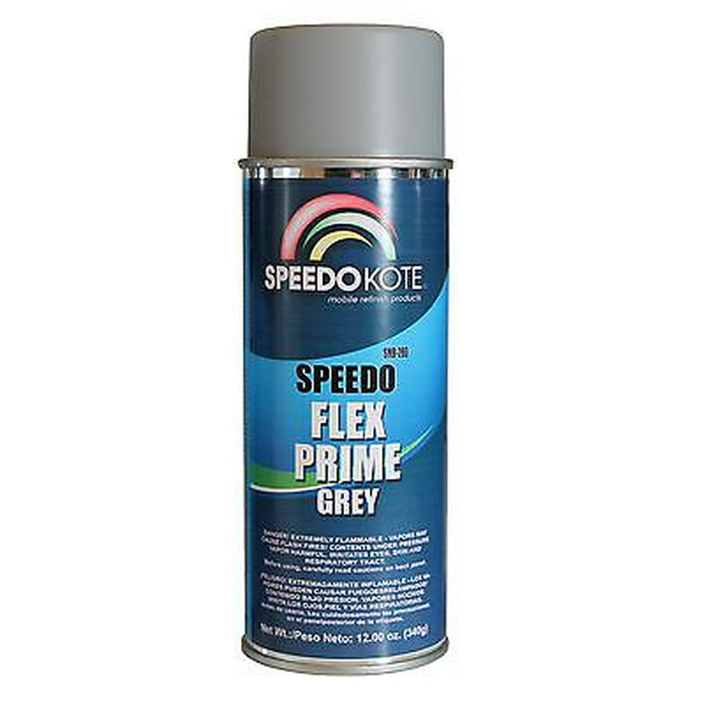 Automotive Bumper Grade Aerosol Gray Flexible Primer 12oz, Fast Dry
