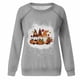 thumbnail image 5 of Sudaderas de Acción de Gracias Para Mujer Suéter de Cuello Redondo Blusa Suelta Tops Sin Capucha Odeerbi ODB204113, 5 of 7