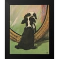 thumbnail image 2 of Unknown 12x14 Black Modern Framed Museum Art Print Titled - Terrier Trouble IV, 2 of 5