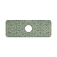 thumbnail image 7 of Yayeee Faucet Mat for Kitchen Sink 14.7" Diatomite Long Splash Guard Pad, Retro Green Abstract, 7 of 7