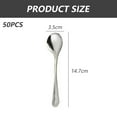thumbnail image 2 of 50-Piece Dinner Spoons Set, Stainless Steel Spoons , Dessert Spoon, Tablespoon, for Home,Kitchen,Restaurant - Dishwasher Safe, 2 of 5