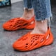 thumbnail image 5 of Chanclas Crocs Zapatos De Playa Hombre Cave Goma Color Sólido Duradero Vacaciones De Verano ( 9.5) Rojo Likrtyny Tenis De Mujer Tenis De Hombre, 5 of 9