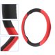 thumbnail image 5 of Volante Cubierta Auto Accesorios Imitación Cuero Negro Rojo, 5 of 6