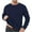 Blue, variant on Men's Sweatshirts Warm Fleece Jumpers Sherpa Lined Pullover Sweater Classic Cotton Winter Sweatshirt, Black 4XL