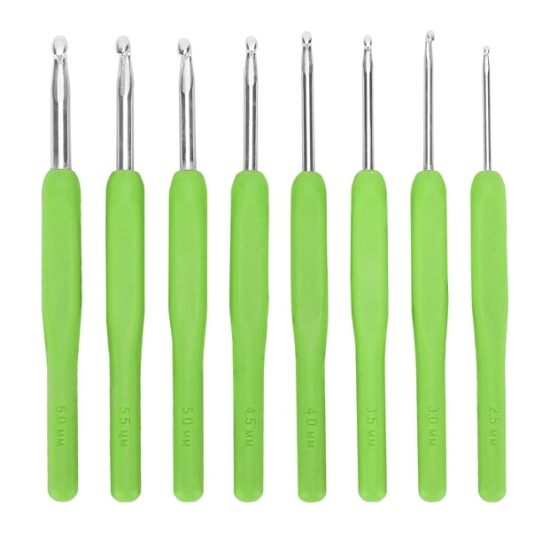 Aguja De Ganchillo Ganchos De Ganchillo Antideslizantes Prácticos Varios Colores ABS + Aleación De Aluminio Para Amigo Para Ganchillo Para Manualidades De Bricolaje Para Madre ANGGREK Arte y Manualidades