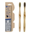 thumbnail image 3 of Cepillo dental Equate bamboo cerdas suaves 2 pzas, 3 of 3