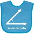 thumbnail image 3 of Inktastic Acute-baby-white Boys or Girls Baby Bib, 3 of 4