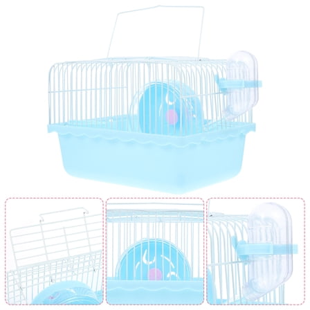 OFFIGAM Travel Cage Small Animal Carrier Safe Home Use Cage 1 Set