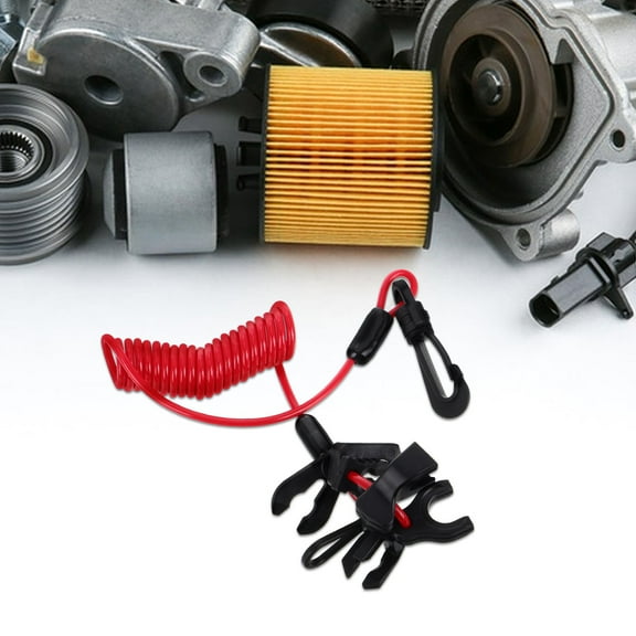 WHAMVOX Worgeous Universal 1 Set Boat Kill Switch Lanyard Emergency Stop Safety Cord for Marine Engines Essential Accessory for Boating Enthusiasts