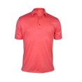 thumbnail image 1 of Monterey Club Men's Vintage leaves Emboss Tailored Collar Golf Polo Shirt #1283, 1 of 2