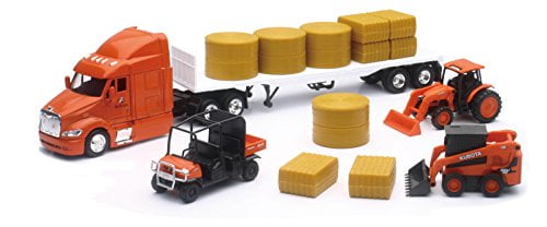 New-Ray, Kubota Construction Vehicle with 1:43 Kenwood Dump Truck