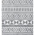 thumbnail image 3 of Arrows And Shapes Black Onyx Polyester Canvas Shower Curtain, 3 of 6