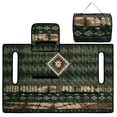 thumbnail image 5 of Whosucclay Southwestern Geometric Diamond Pattern Quilted Golf Cart Seat Covers, Quick Dry Foldable Keeps Seat Cool 4 Front Pocket for 2-Person Carts, 5 of 9