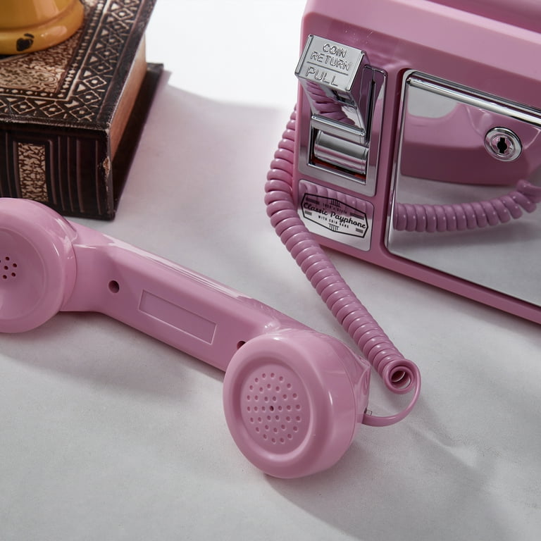 Ryan Bros. 1950's Vintage Style Payphone with Coin Bank and