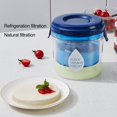 thumbnail image 3 of Yogurt Filter Fine Mesh Self-blocking Clasp Design Labor Saving Spring Press Whey Separator Soy Milk Cheese Filter Sieve Home Supply, 3 of 8