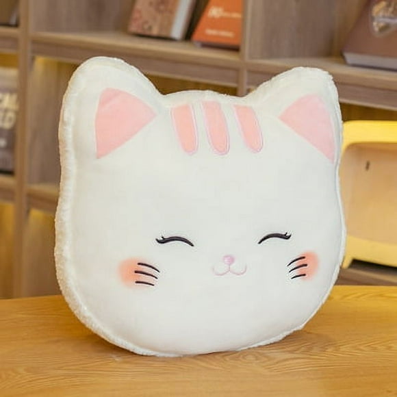 Cute StuffedCartoon Animal Pillow Pp CottonFilled Round Head Cushion ForChair Indoor Floor Children Gift Birthday Gifts for Kids Children Best Gift for Children Kids Adult