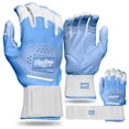 thumbnail image 1 of Guantes de bateo de béisbol Rawlings Workhorse Columbia Blue, 1 of 7