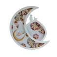 thumbnail image 5 of deevoka Ramadan Tray Moon Serving Tray Creative Portable Storage Plate Eid Tray Decoration for Snack Living Room Tabletop Fruit Gifts White, 5 of 9