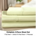thumbnail image 4 of BedTite® CoolMax® 3-Piece Cooling Technology Bed Sheets, Twin - Sage, 4 of 7