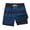 Black & Blue, variant on Men's Swim Trunks Quick Dry Loose Fit Board Shorts with Drawstring, Summer Beach Swimwear, Black Gray Gradient M