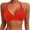 Red, variant on Women Plus Size Bikini Top Full Coverage Push Up Nylon Spandex Pool Party
