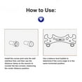 thumbnail image 4 of Herramienta De Nivel De Llave, Llave Ligera De Reparación De Grifos De Alta Precisión Con Múltiples Aberturas Para Baño Y Cocina, 4 of 7