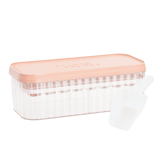 Bandejas para congelador con contenedor de almacenamiento, molde para cubitos de hielo de fácil liberación para whisky, cóctel y café