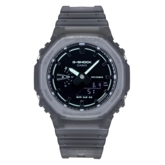 Casio G-Shock Analog Digital Resin Strap Orange Dial Quartz GA