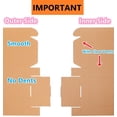 thumbnail image 6 of Corrugated Cardboard Shipping Boxes, 8"x4"x4" Small Parcel Boxes, Packaging Mailing Boxes for Business, Posting, Small Packet Shipping, Storing or Gift(Pack of 30), 6 of 7
