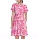 thumbnail image 1 of Fotbe Love Vestido Largo de Moda para Mujer, Vestido Tipo Camiseta con Manga Corta y Estilo Casual a Rayas y Bloques de Color, 1 of 6