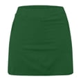 thumbnail image 4 of Mceream Skorts for Women with Pockets Plus Size High Waist Tummy Control Tennis Yoga Leggings Shorts Casual Athletic Tennis Mini Short Skirts Joggers Army Green M, 4 of 6