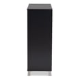thumbnail image 2 of Baxton Studio Shirley - Storage cabinet - 12 shelves - 2 doors - engineered wood - dark gray, 2 of 10