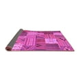 thumbnail image 2 of Ahgly Company Indoor Square Patchwork Purple Transitional Area Rugs, 4' Square, 2 of 4