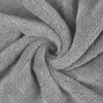 thumbnail image 2 of NC Fashion 2 Piece Grid Microfiber Bath Towel Set, Gray, 2 of 6