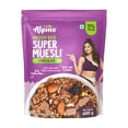 thumbnail image 1 of Alpino Protein-Rich Super Muesli Chocolate 400g | Crunchy | 61% Whole Grain | 14% Nuts & Cookies | 17% Protein | High Fibre | Shelf Stable | Resealable Pouch, 1 of 9
