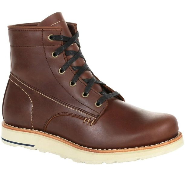 Georgia Boot - Georgia Boot Small Batch Brown Wedge Boot - Walmart.com - Walmart.com