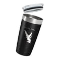 thumbnail image 3 of Burke Lake Map Tumbler Travel Mug Insulated Laser Engraved Coffee Cup Virginia 20 oz Black, 3 of 5
