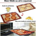 thumbnail image 4 of 2 Pack Silicone Baking Mat, Non-Stick Heat Resistant Premium Silicone Baking Mat for Cookies, Pizzas, Pretzels and More (16.5 inch x 11.6 inch) Red, 4 of 5