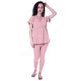 thumbnail image 1 of Moomaya Womens PrintedNightwearSet Pyjama Cotton Jersey Sleepwear 2 Pcs Nightdresses, 1 of 6