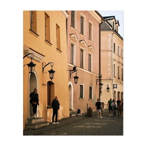 Old Town Streets, Lublin 03 - Lublin Lubelskie Poland Photography Unframed Wall Art Print 8 x 10 inches