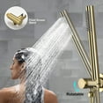 thumbnail image 6 of 10 Inch Bathroom Rain Shower System Set Wall Mount, Rainfall Shower Head with Handheld, 6 of 9