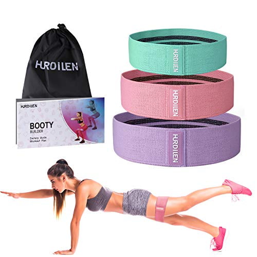 Hurdilen Resistance Bands Loop Exercise Bands,Workout Bands Hip Bands Wide Resistance Bands Hip Resistance Band for Legs and Butt,Activate Glutes and Thigh 