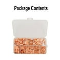 thumbnail image 4 of 250Pcs Gt1-6Mm Copper Tube Butt Wire Ferrule Cable Crimp Connectors Terminal Kit, 4 of 9