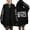 Black3, variant on CACTUS JAC Merch Unisex Oversized Soft Pure Zip-Up Hoodie - Retro Washed Graphic Print Kangaroo Pocket Casual Streetwear
